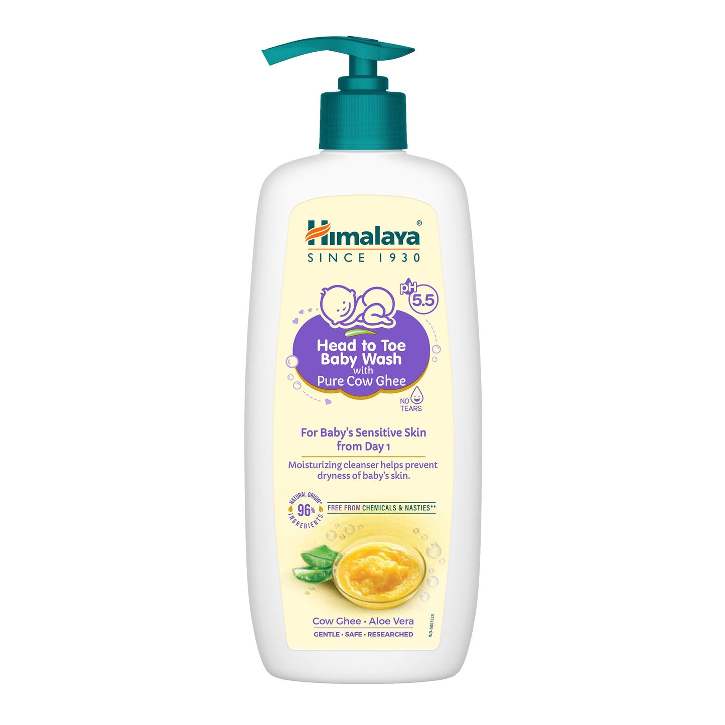 Himalaya Head to Toe Baby Wash with Pure Cow Ghee 400ml