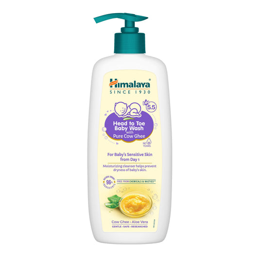 Himalaya Head to Toe Baby Wash with Pure Cow Ghee 400ml
