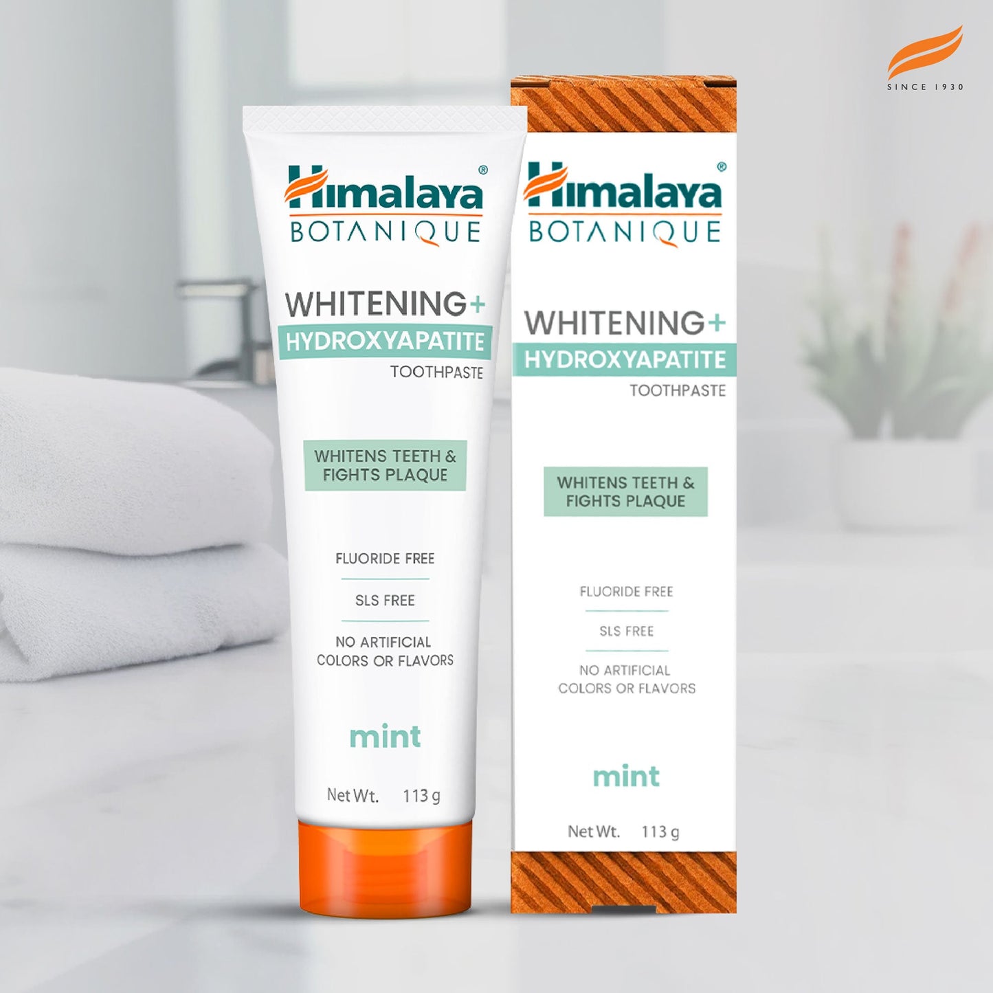 【Himalaya】 Himalaya Botanique Whitening+ Hydroxyapatite Toothpaste｜ヒマルアヤボタニクエホワイトニングハイドロックスヤパチテトゥースペースト
