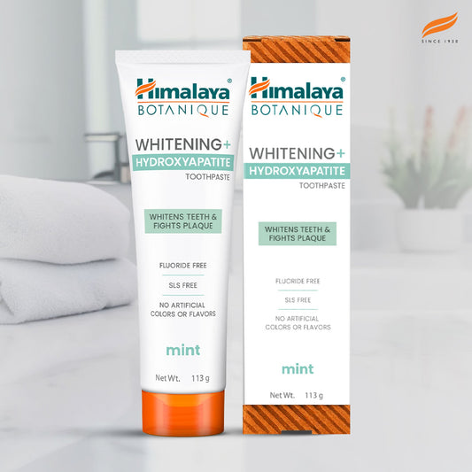 【Himalaya】 Himalaya Botanique Whitening+ Hydroxyapatite Toothpaste｜ヒマルアヤボタニクエホワイトニングハイドロックスヤパチテトゥースペースト