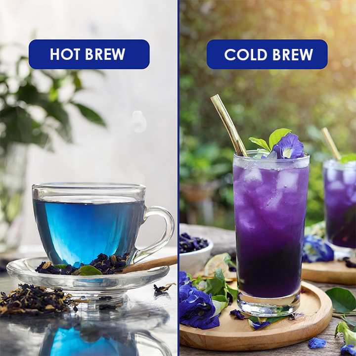 Butterfly Pea Herbal Tea  Sampler Packs - 6 Flavors