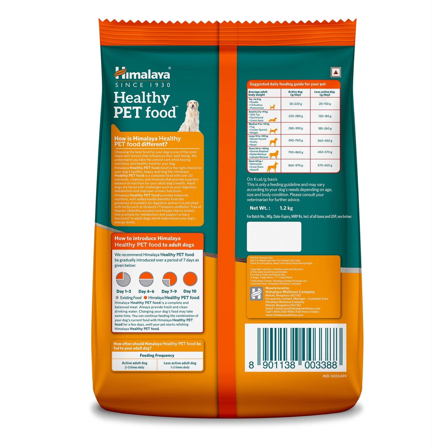 Healthy Pet Food Adult - Chicken & Pumpkin 1.2 Kg