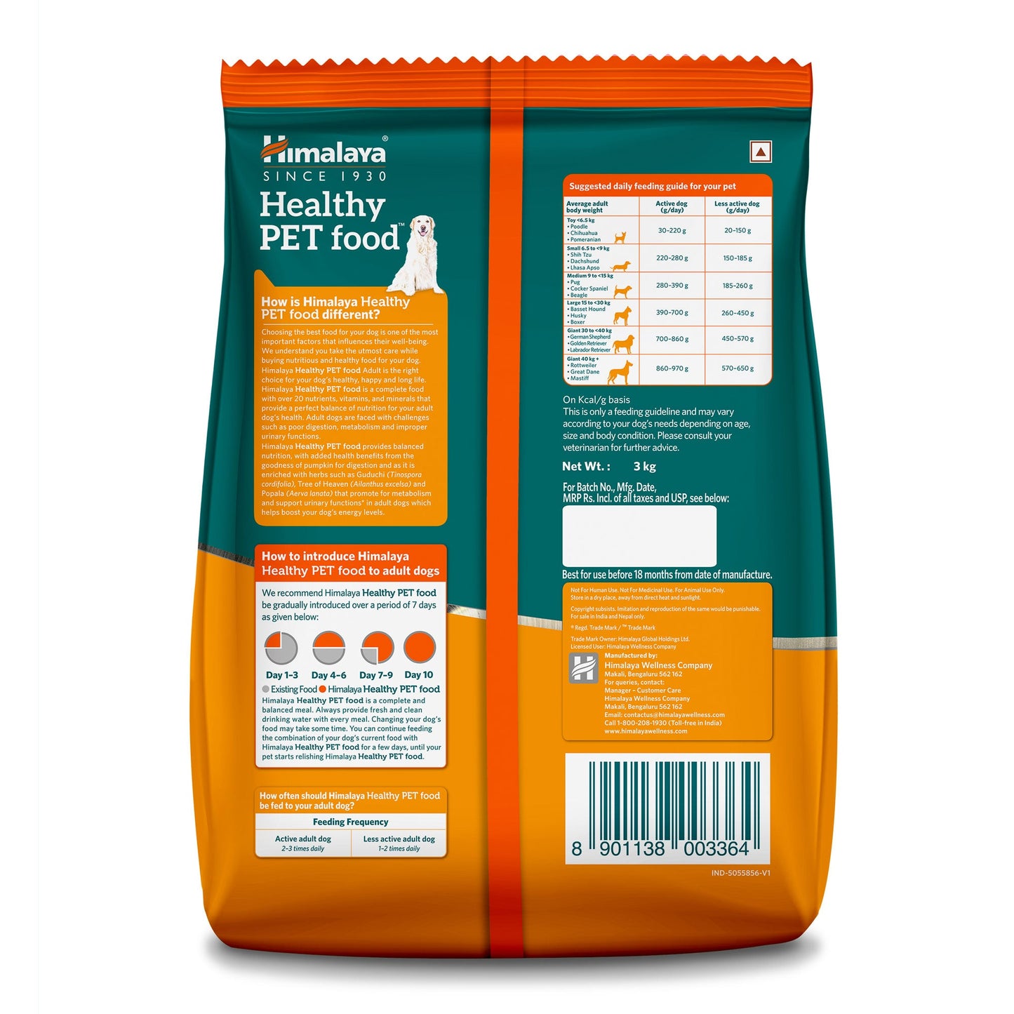 Healthy Pet Food Adult - Chicken & Pumpkin 1.2 Kg
