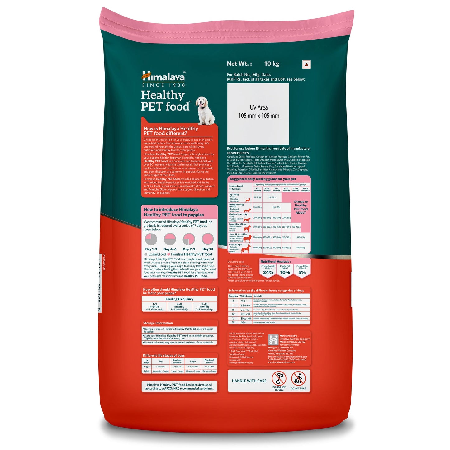 Healthy Pet Food Puppy - Chicken & Milk 1.2 Kg