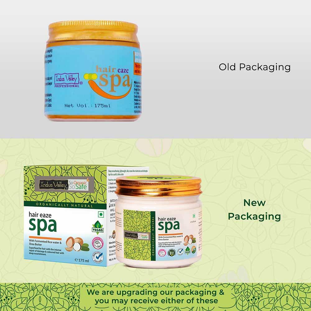 100% Organic Hair Eaze Spa for Deep Hair Nourishment & Revitalization - 175ml 175ml