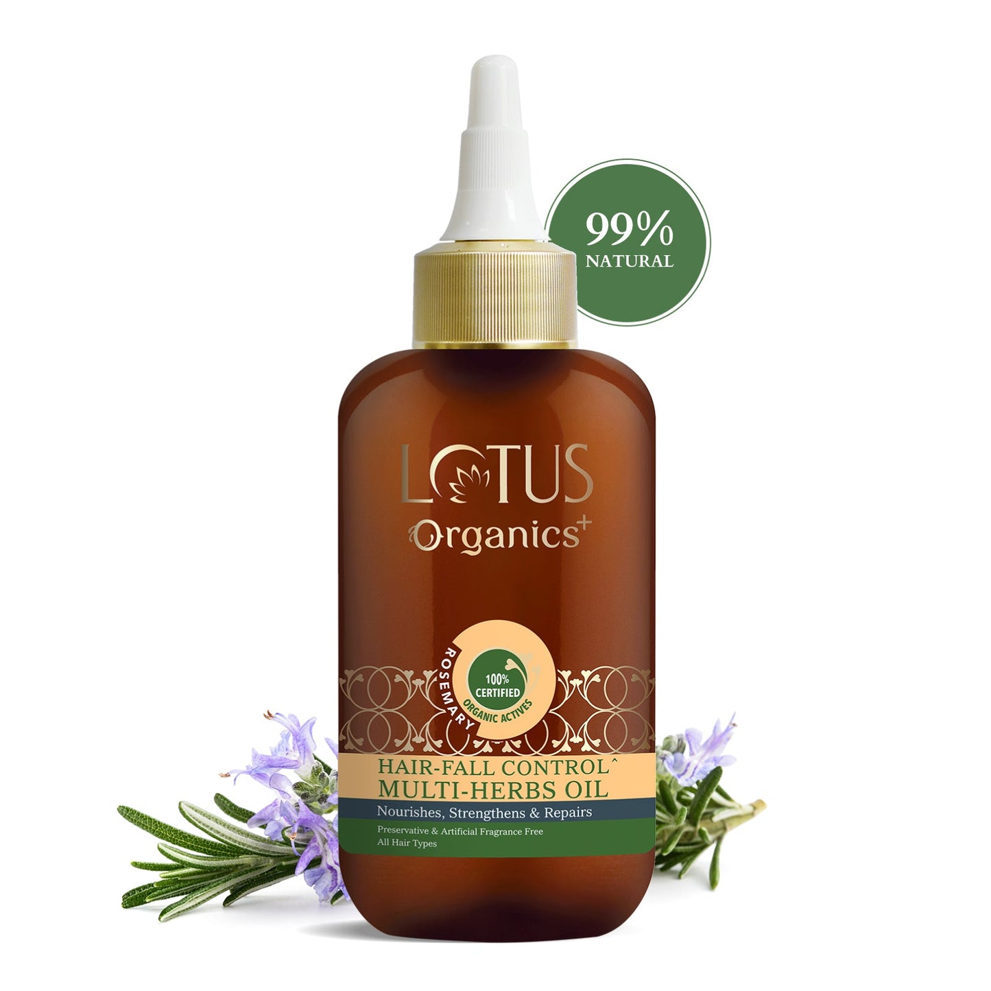 Organics+ Hair Fall Control Multi Herbs Oil 200ml