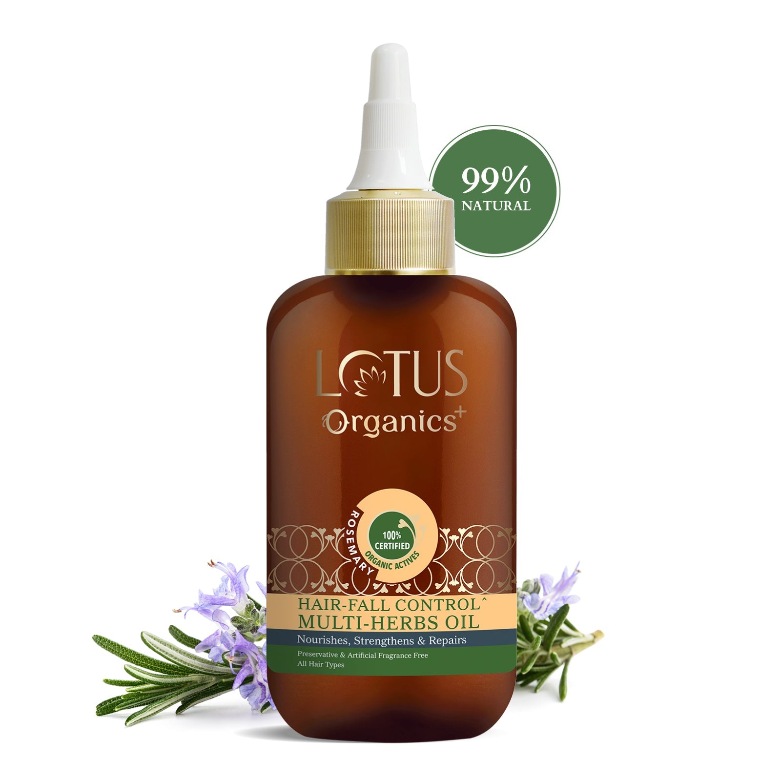 Organics+ Hair Fall Control Multi Herbs Oil 200ml