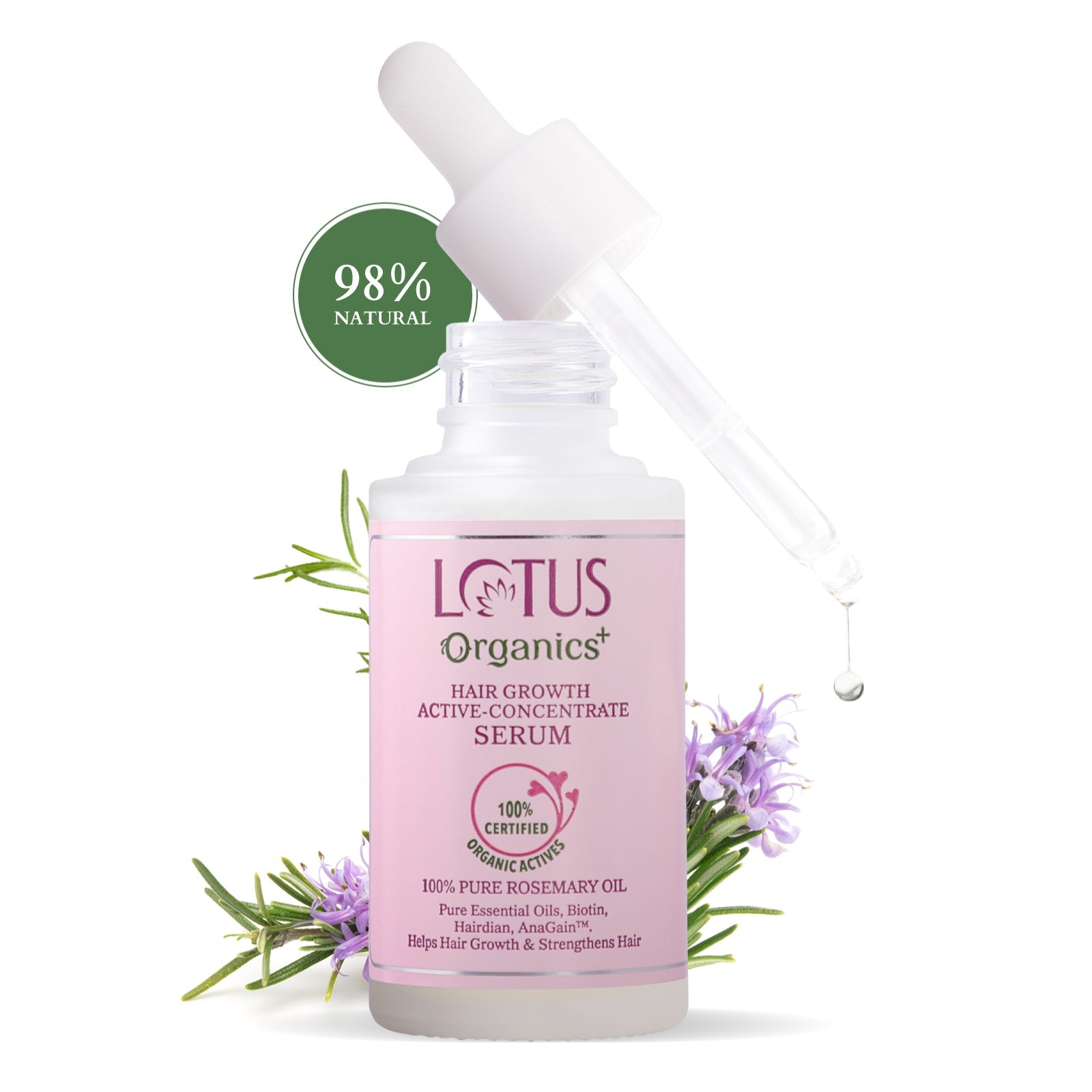 Organics+ Hair Growth Active-Concentrate Serum 