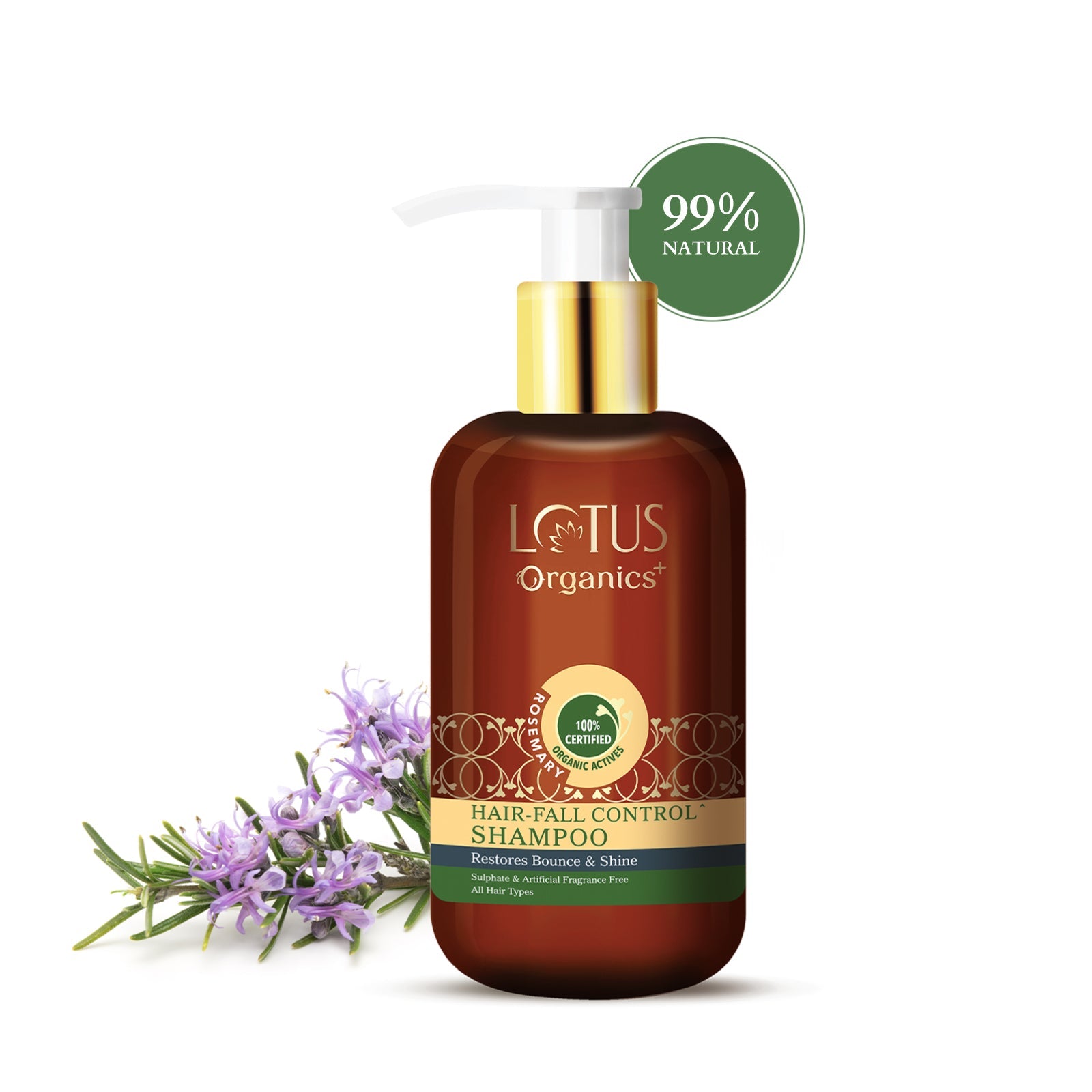 Organics+ Hair Fall Control Shampoo 