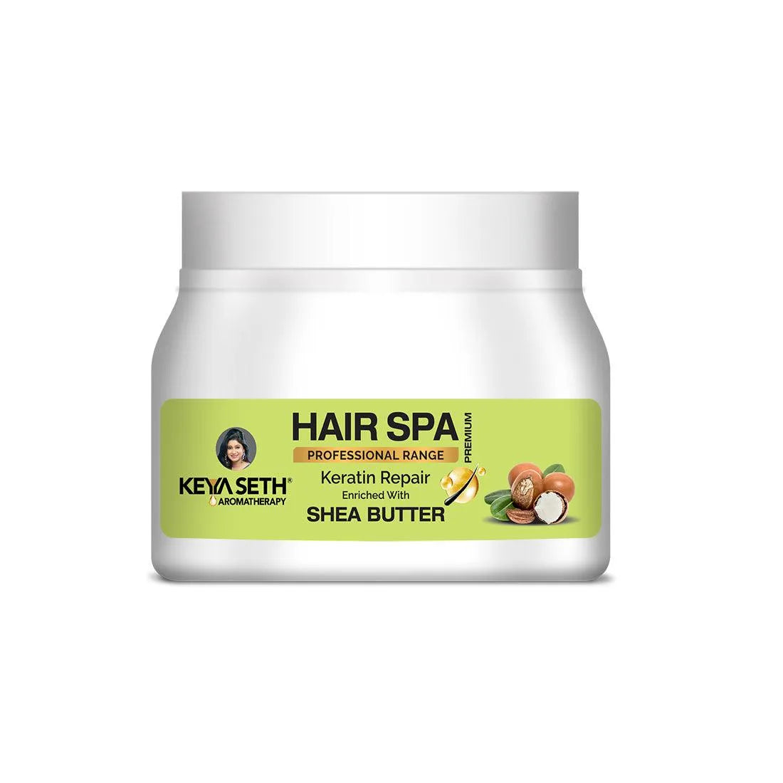 Hair Spa Premium Keratin Repair, Smoothing & Strengthening Hair Mask for Weak & Frizzy Hair Enriched with Aloe Vera, Gooseberry & Chamomile Oil 200g
