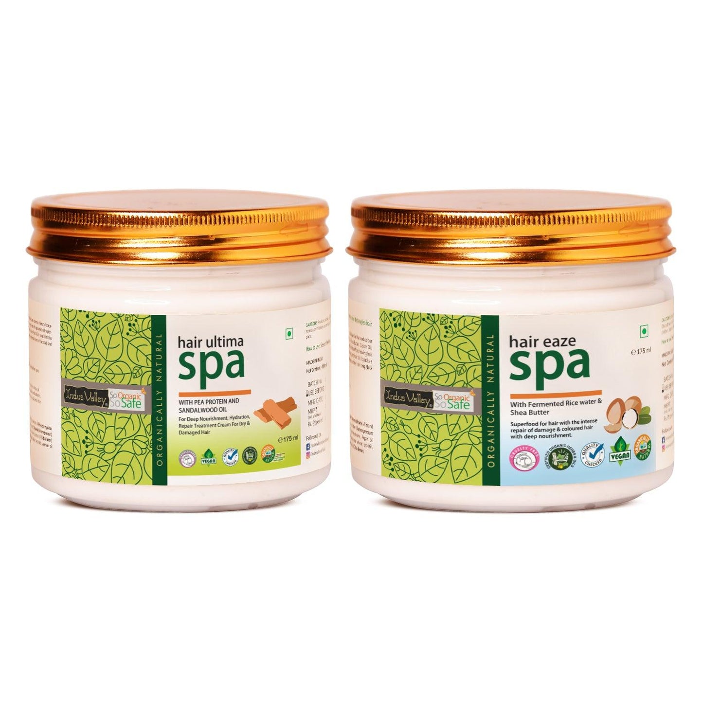 Hair Ultima Spa and Eaze Spa Combo Pack - 350 ml 350 ml