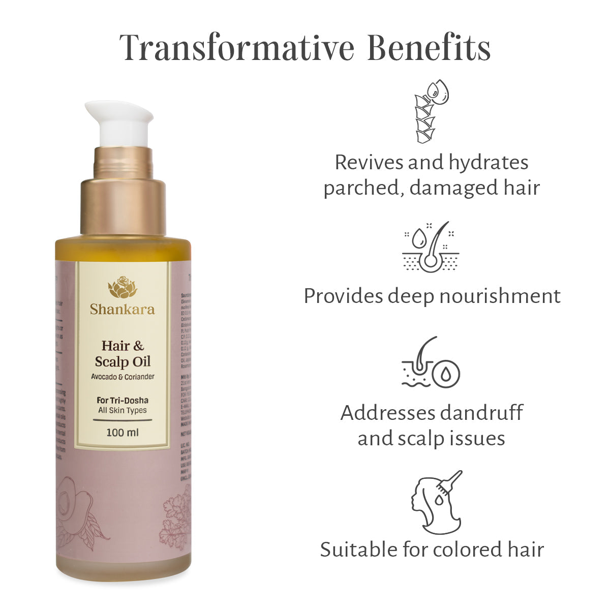 Hair & Scalp Oil, by Shankara - 100 ml 100ml