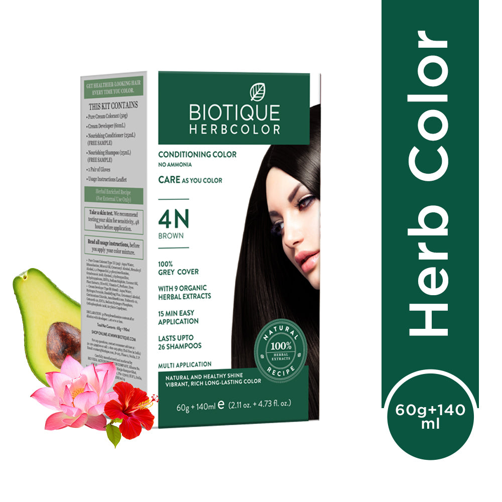 Biotique Herbcolor 3N Darkest Brown