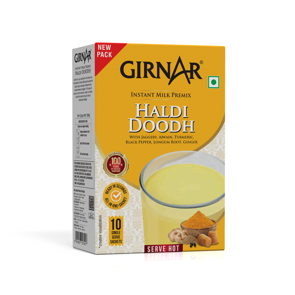 Instant Milk Premix Haldi Doodh 10 Sachets
