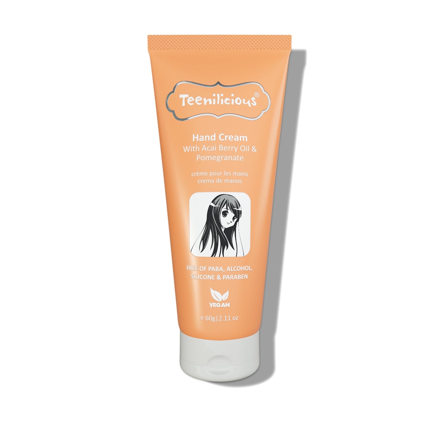 Teenilicious Hand Cream For Dry Hands With Acai Berry Oil & Pomegranate