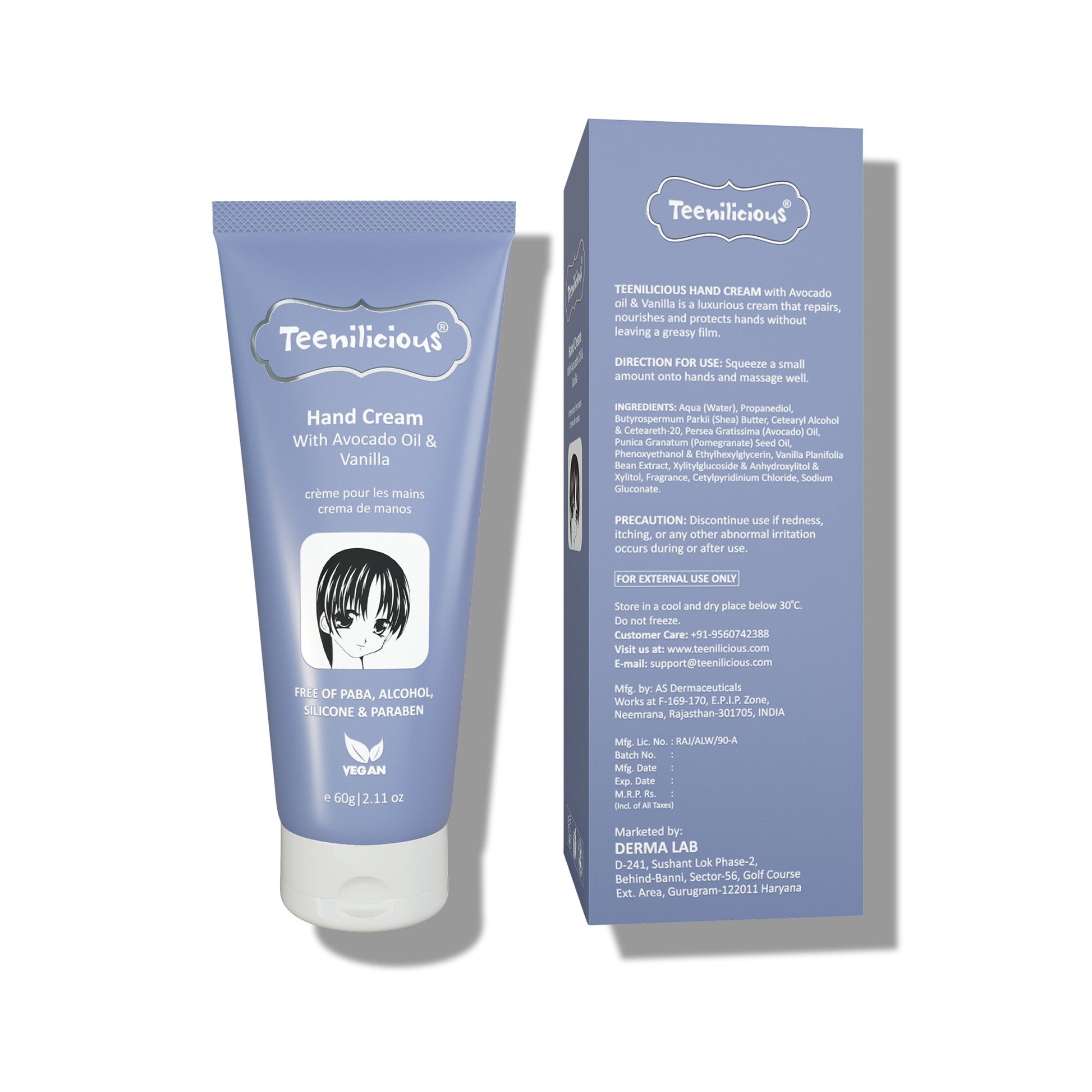Teenilicious Hand Care Kit 240g - Hand Care Creams For Dry Hands, Hand & Cuticles Care 240g
