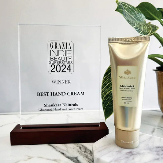 【Shankara Naturals India】 Gheesutrā Hand and Foot Cream - 60 ml by Shankara｜ギースートラ ハンド＆フットクリーム｜60ml