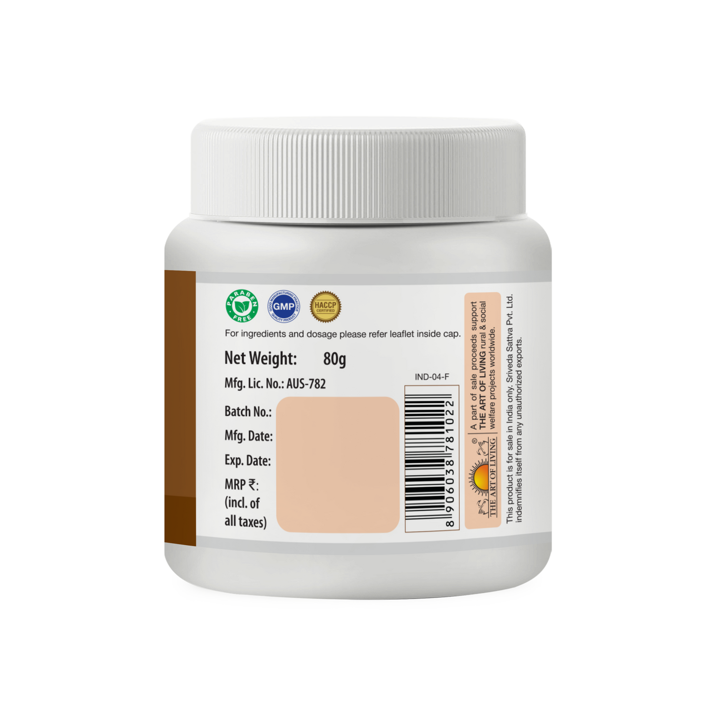 Haridra Khanda Churna - Anti Allergic, 80 g 80g