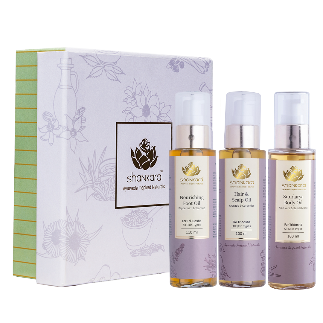 【Shankara Naturals India】 Head to Toe Essential Oil Kit｜ ヘッド・トゥ・トゥ エッセンシャルオイル キット｜ 350g