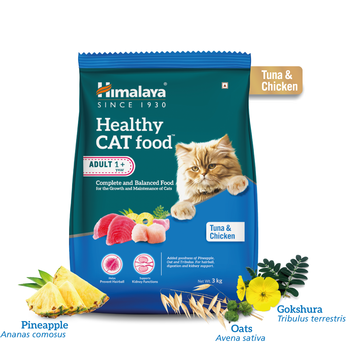 Healthy CAT food Adult - Tuna and Chicken 400g
