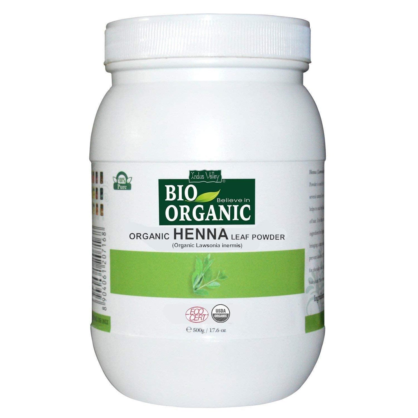 Bio Organic Henna Leaf Powder 500g