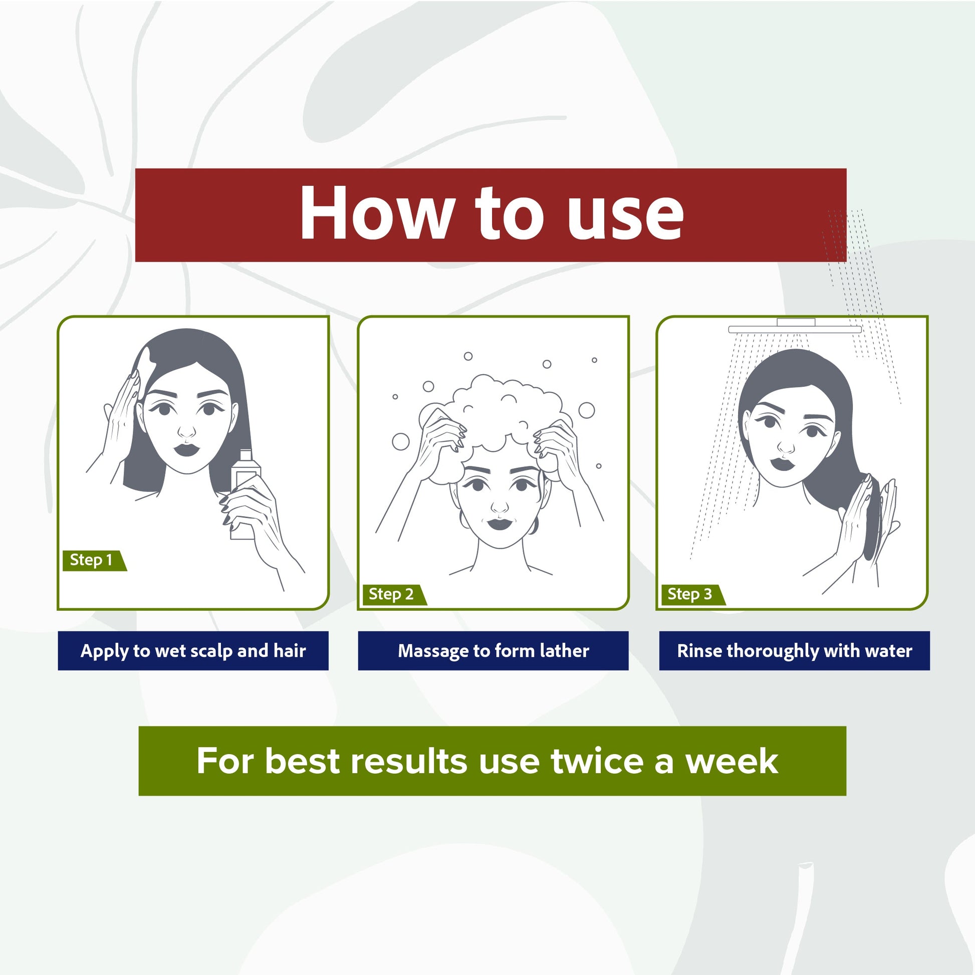 Henna Shikakai Shampoo Sachet -For Silky Smooth & Conditioned Hair, 5 ml | Pack Of 5 5mlx5
