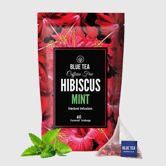 Hibiscus Mint Herbal Tea - 60 Tea Bags 60 Tea Bags