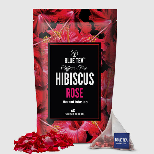 Hibiscus Rose Herbal Tea - 60 Tea Bags 60 Tea Bags