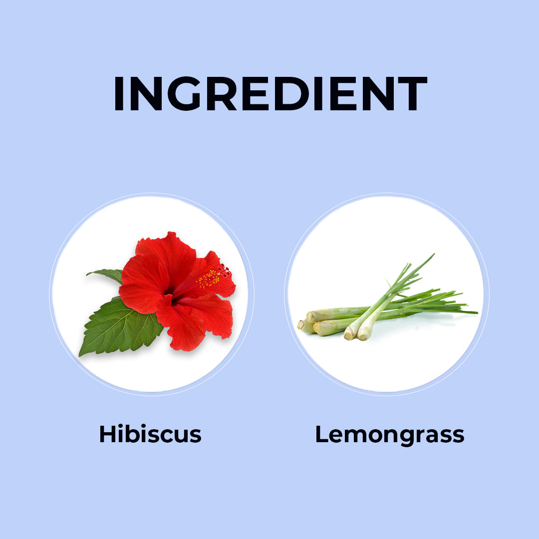 Hibiscus Lemongrass Herbal Tea - 60 Tea Bags 60 Tea Bags