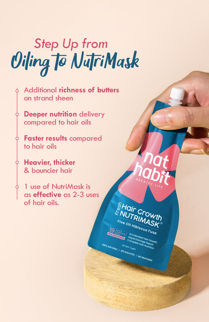 Fresh Hibiscus Hair Growth NutriMask 40g × 3