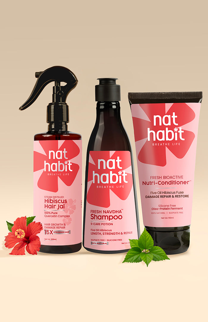 Fresh Hibiscus In-Shower Hair Repair & Growth Boost Combo 3点セット