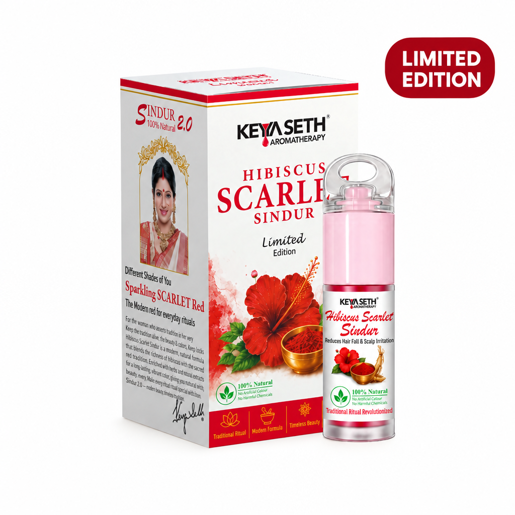 【Keya Seth】 Limited Edition Hibiscus Scarlet Red Liquid Sindur｜ハイビスカス スカーレットレッド リキッド シンドゥール｜4ml