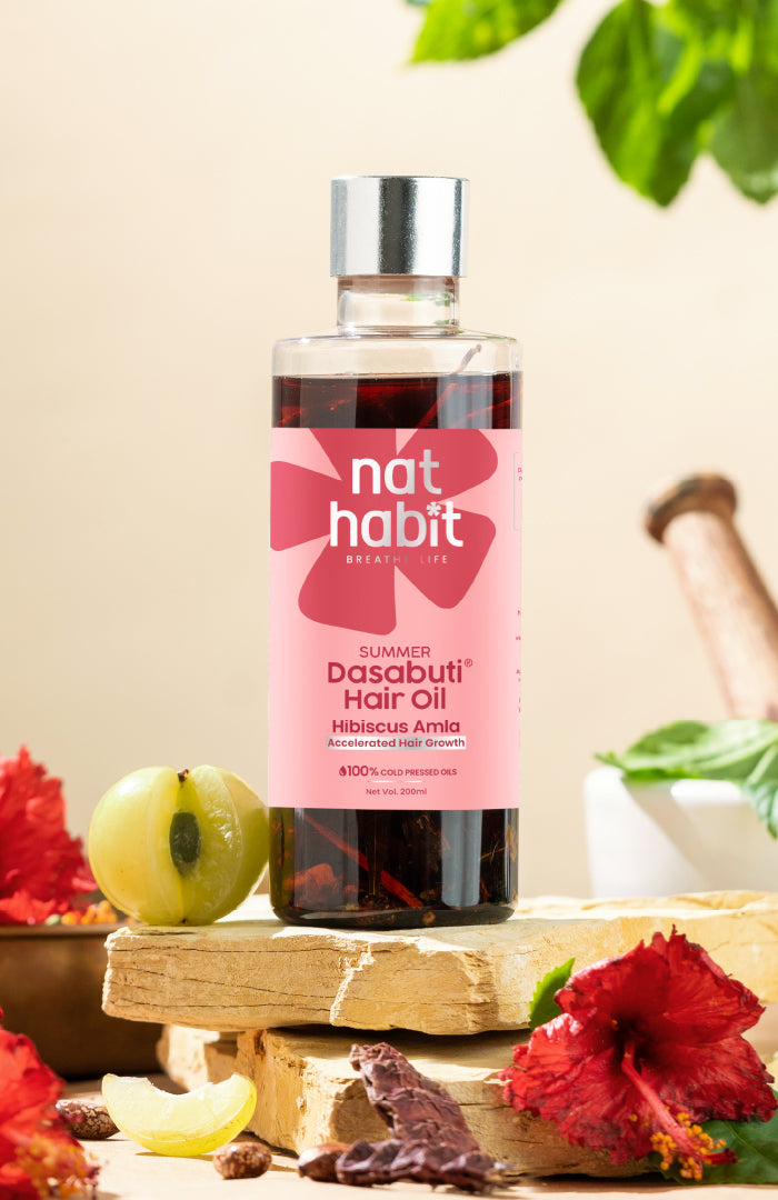 Hibiscus Amla DASABUTI Summer Hair Oil 100ml