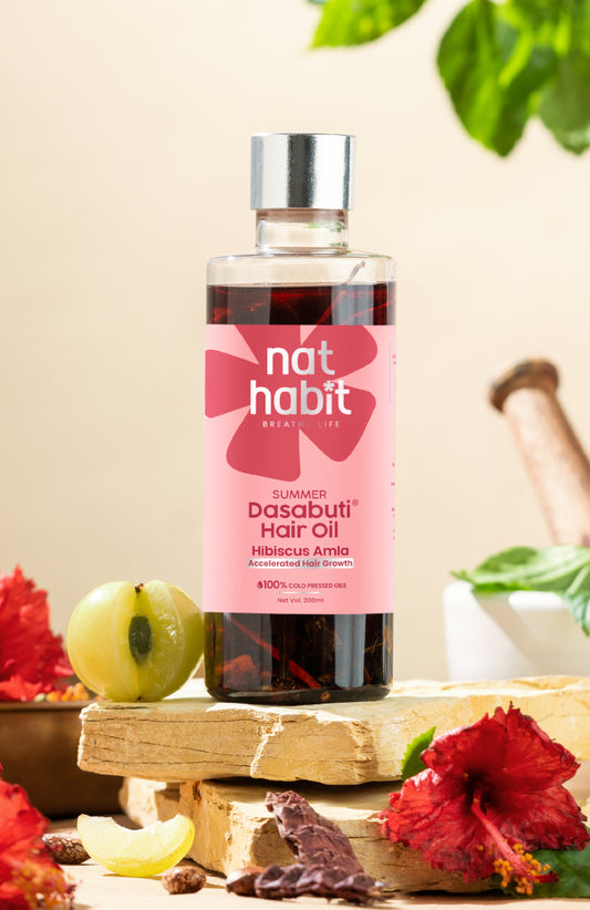Hibiscus Amla DASABUTI Summer Hair Oil 200ml
