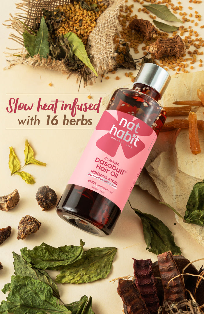 Hibiscus Amla DASABUTI Summer Hair Oil 200ml