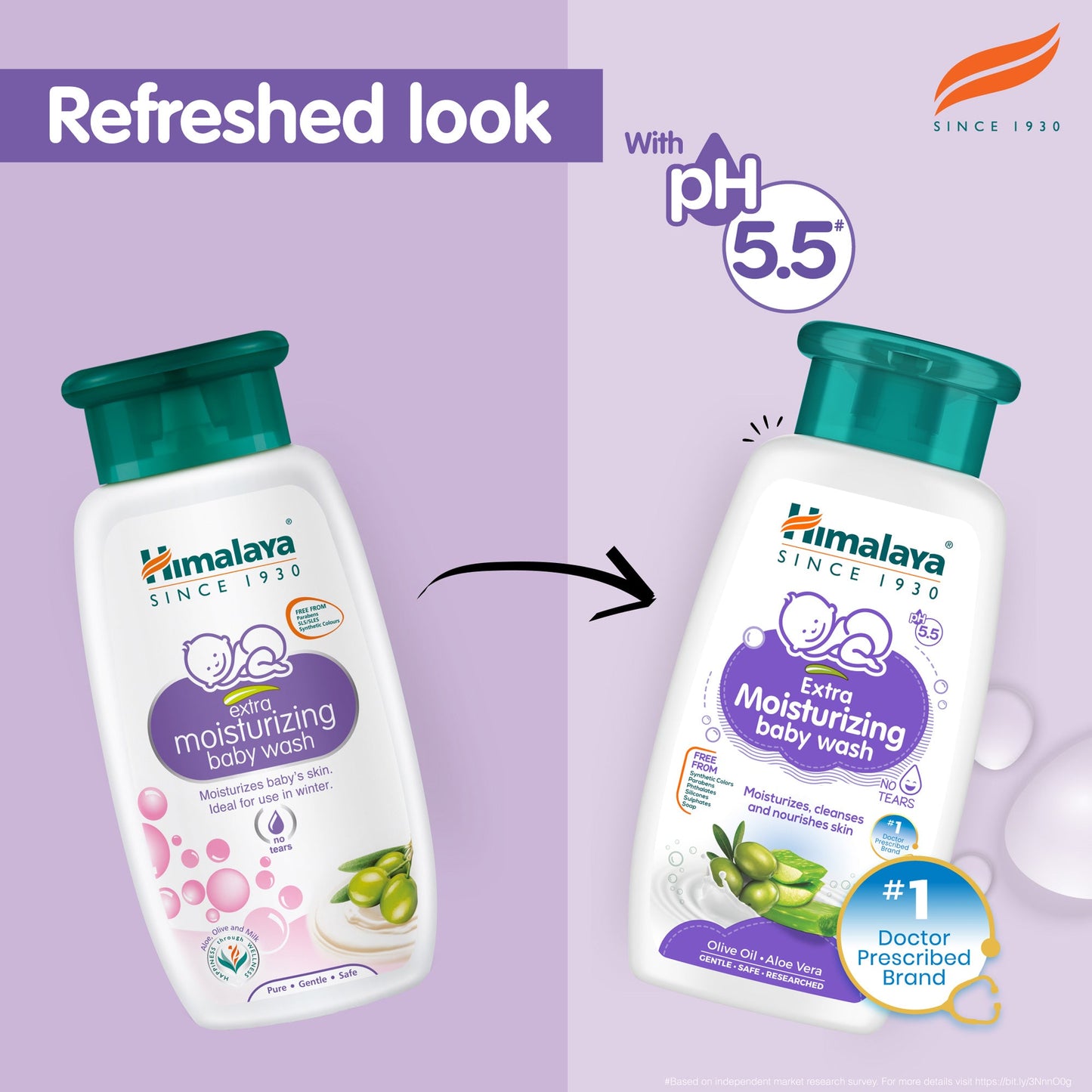 Himalaya Extra Moisturizing Baby Wash 400ml