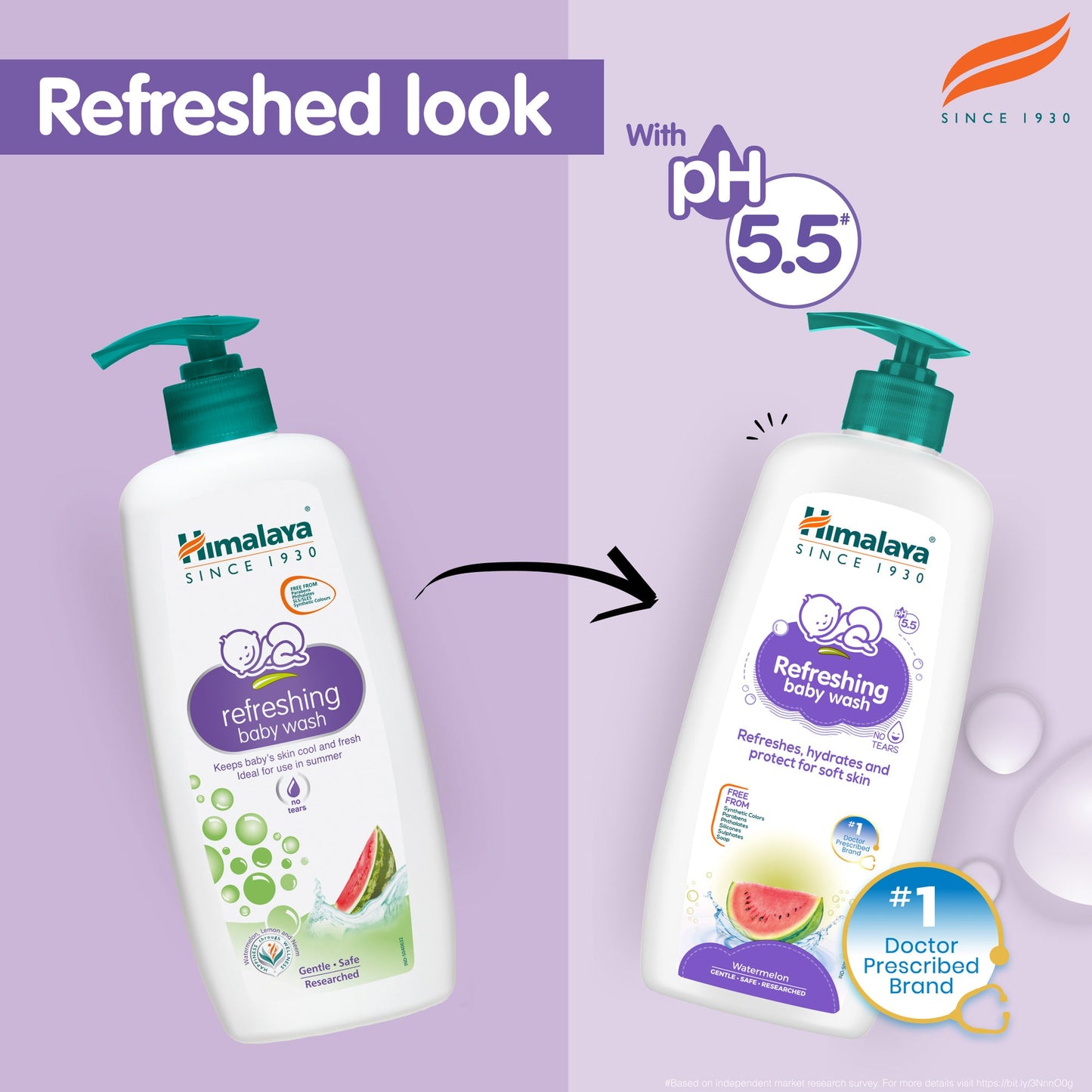 Himalaya Refreshing Baby Wash 200ml