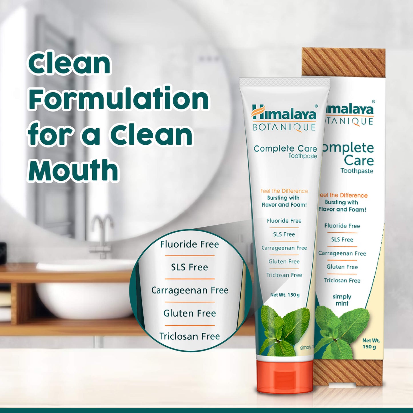 BOTANIQUE Complete Care Toothpaste (Simply Mint) 150g