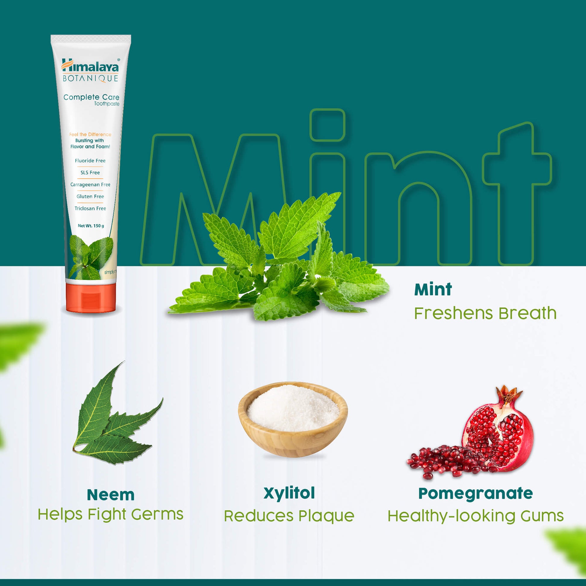 BOTANIQUE Complete Care Toothpaste (Simply Mint) 150g