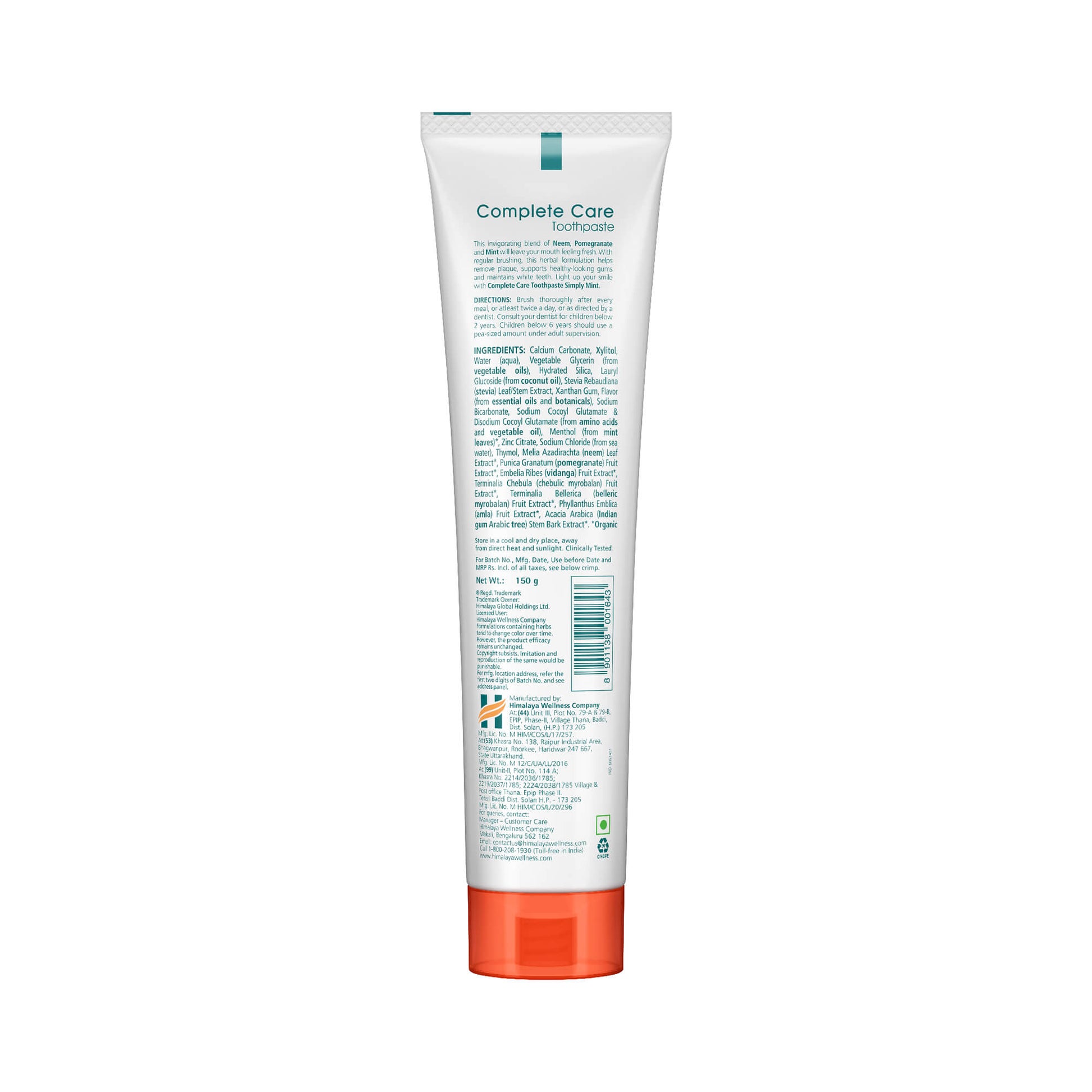 BOTANIQUE Complete Care Toothpaste (Simply Mint) 150g