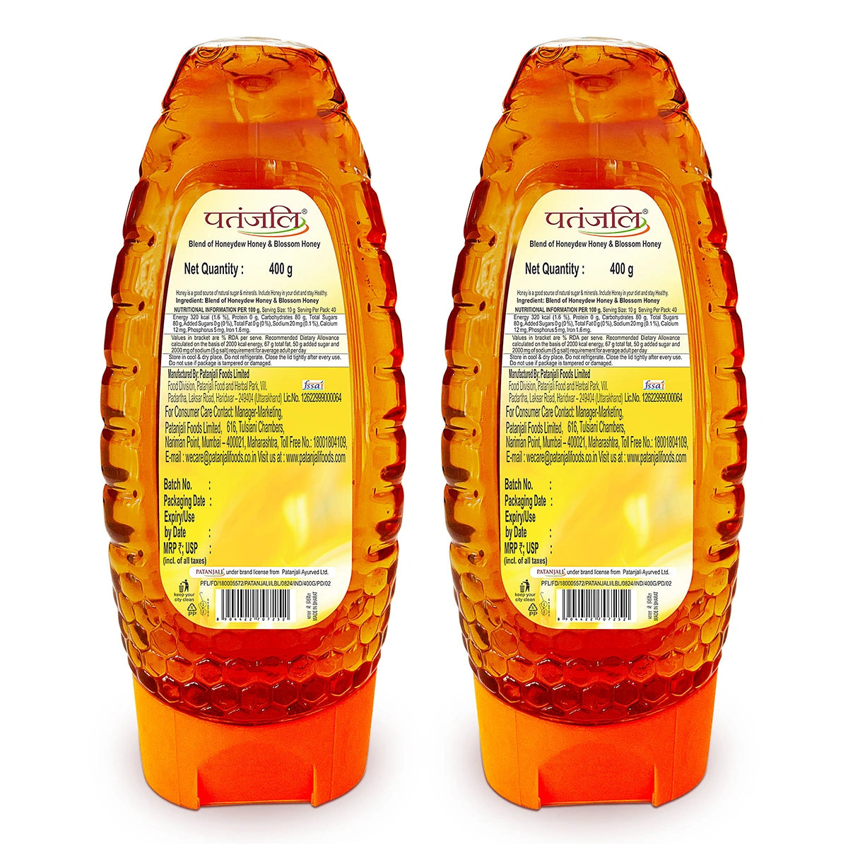 Honey Squeeze - 400 G (1+1 Combo) (800 Gram)