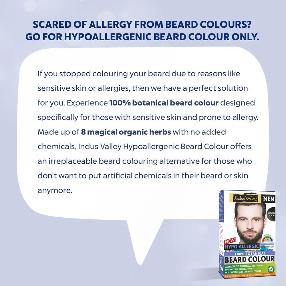 Hypo Allergic Beard Colour - Pack of 4 - Black
