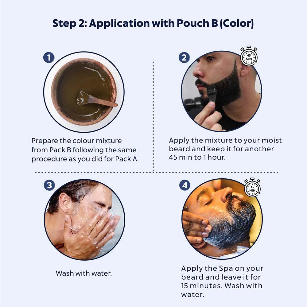 Hypo Allergic Beard Colour - Pack of 4 - Black