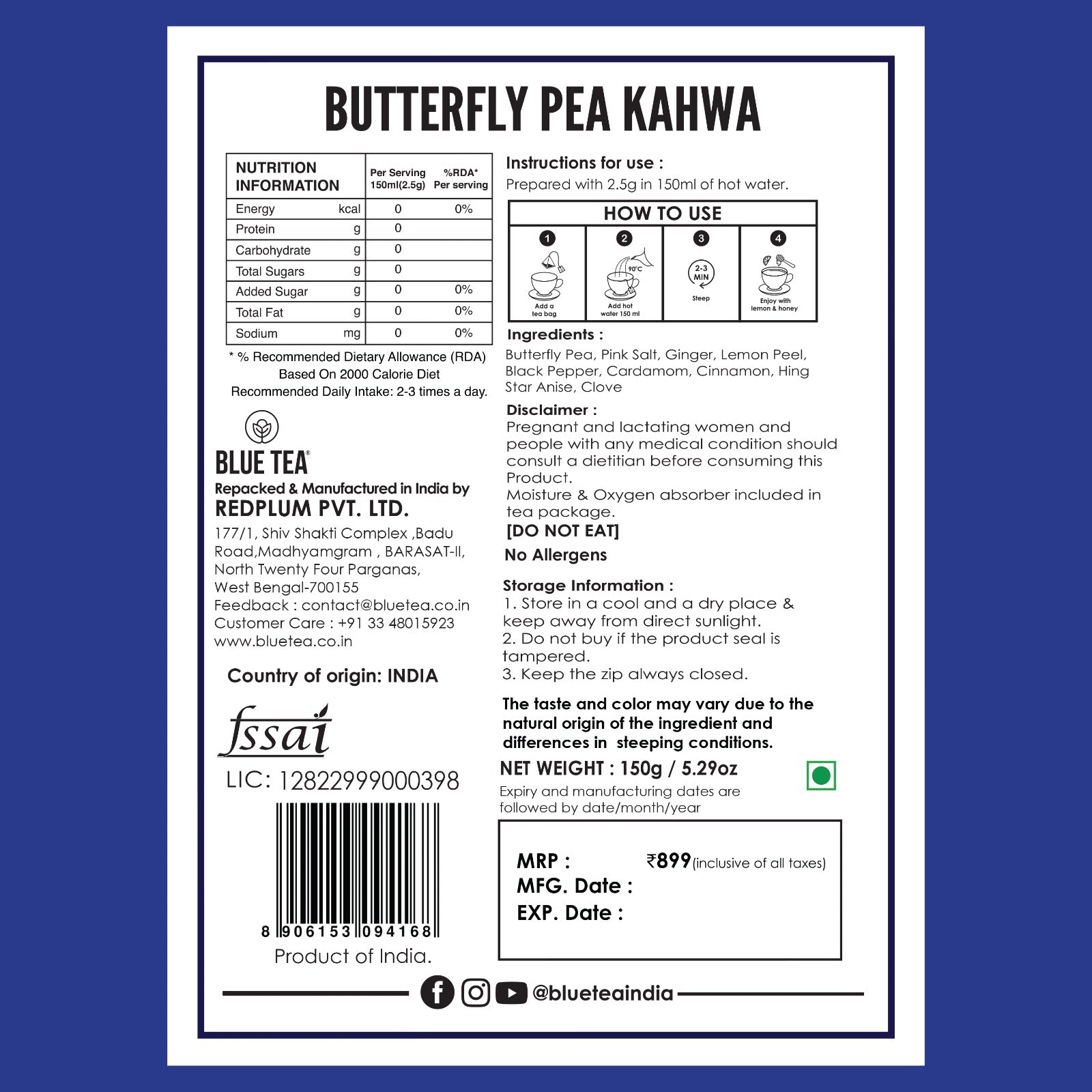 Detox Desi Kahwa - 60 Tea Bags 60 Tea Bags