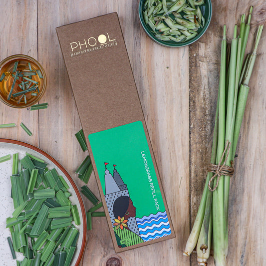 【Phool】 Natural Incense Sticks Refill pack - Lemongrass｜ナチュラルインセンススティック リフィルパック レモングラス