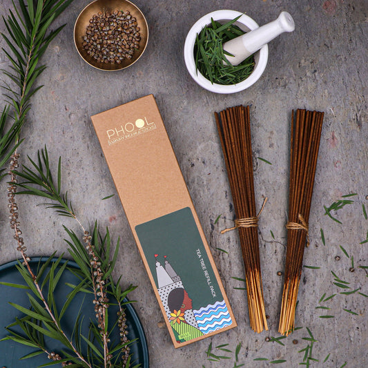 【Phool】 Natural Incense Sticks Refill pack - Tea Tree｜ナチュラルインセンススティック リフィルパック ティーツリー