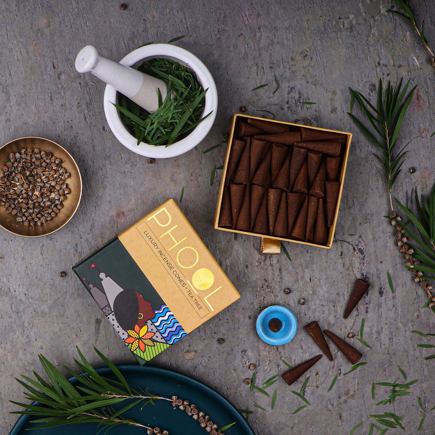 Natural Incense Cones – Tea Tree