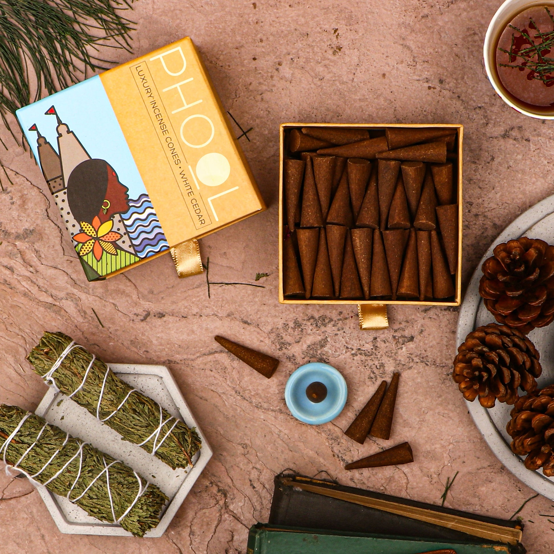 Natural Incense Cones – White Cedar