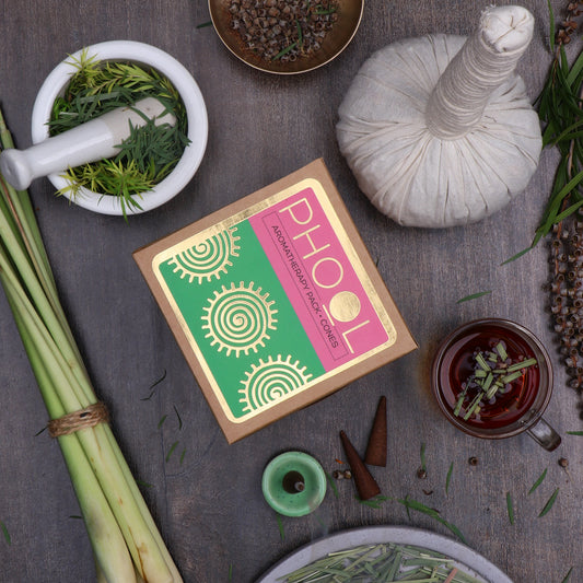 【Phool】 Aromatherapy Pack - Natural Incense Cones (Tea Tree & Lemongrass)｜アロマテラピーパック ナチュラルインセンスコーン（ティーツリー＆レモングラス）