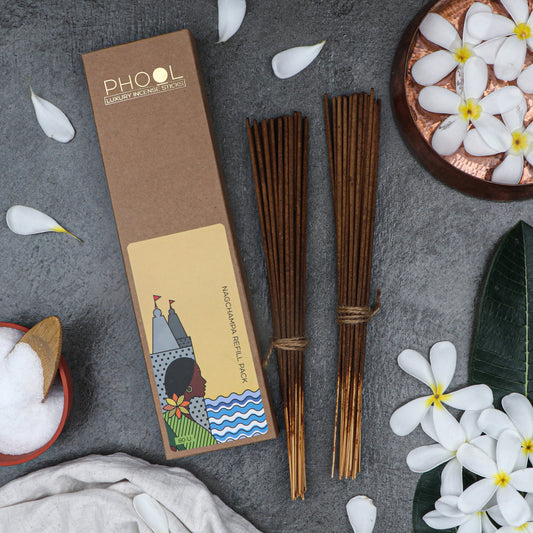 【Phool】 Natural Incense Sticks Refill pack - Nagchampa｜ナチュラルインセンススティック リフィルパック ナグチャンパ